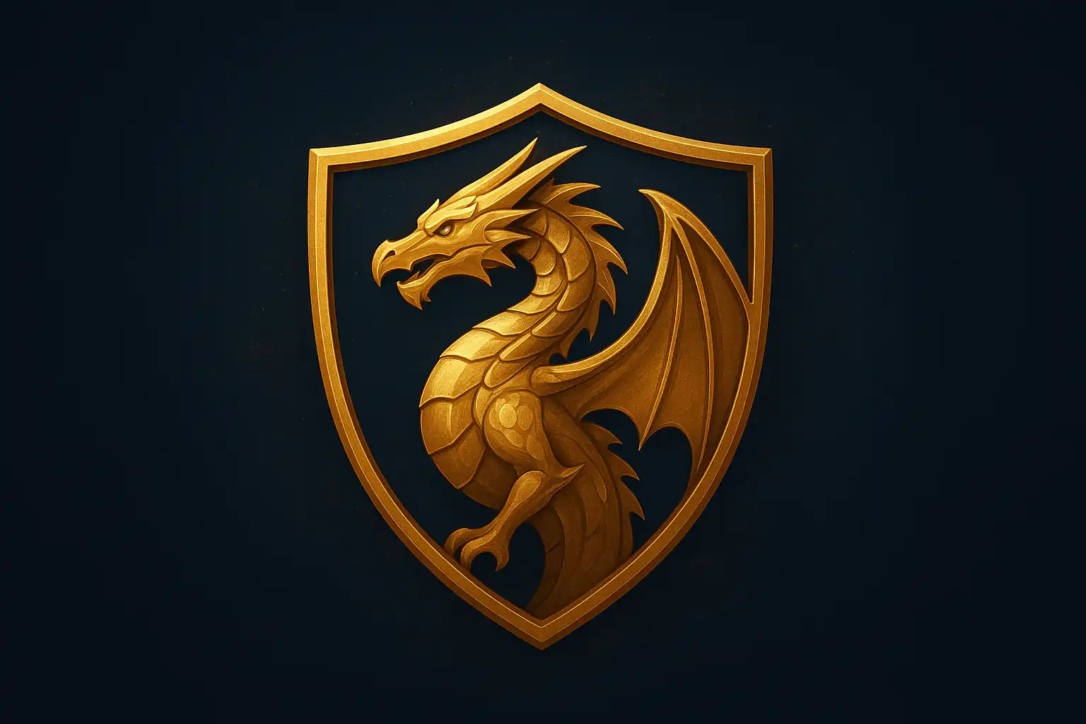 Stylizowany emblemat smoka reprezentujący markę Dragon Pots Casino